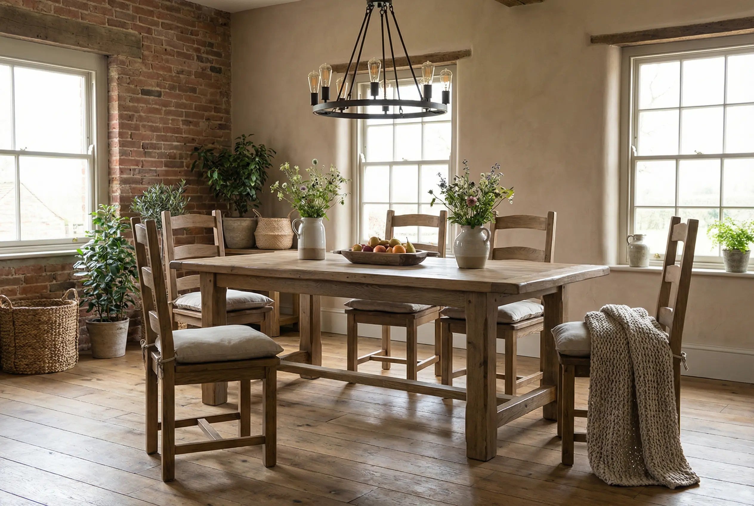 Rustic Dining Room Sets for a Cozy Natural Home
