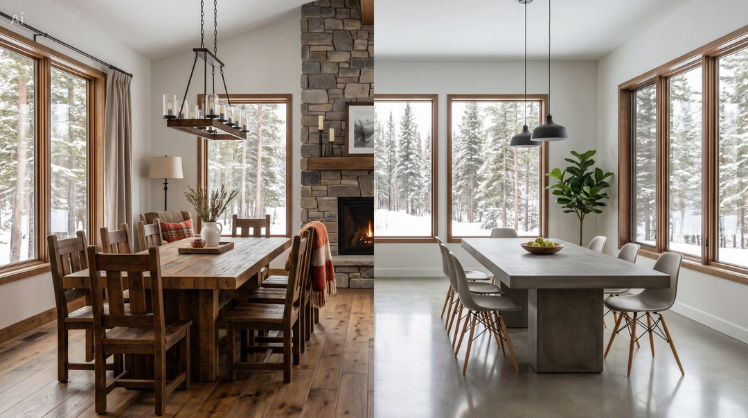 Wooden vs Modern Dining Furniture - What Works Best in Canadian Homes