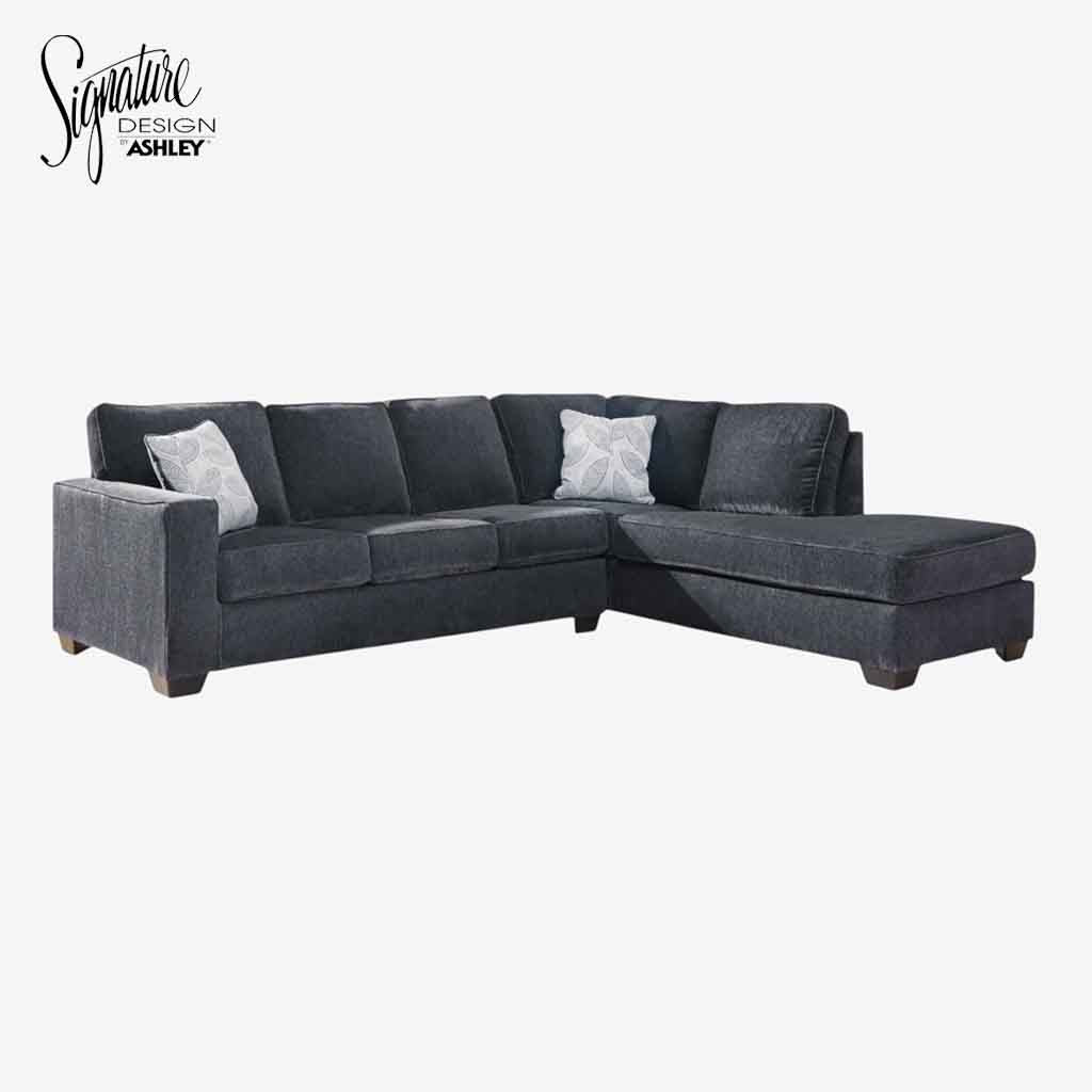 Altari 2-Piece Sectional Sofa In Fabric Upholstery - Slate | Signature Design By Ashley