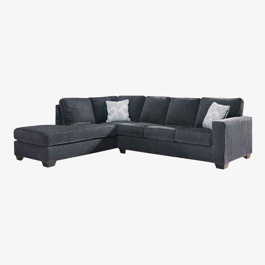 Altari 2-Piece Sectional Sofa In Fabric Upholstery - Slate | Signature Design By Ashley