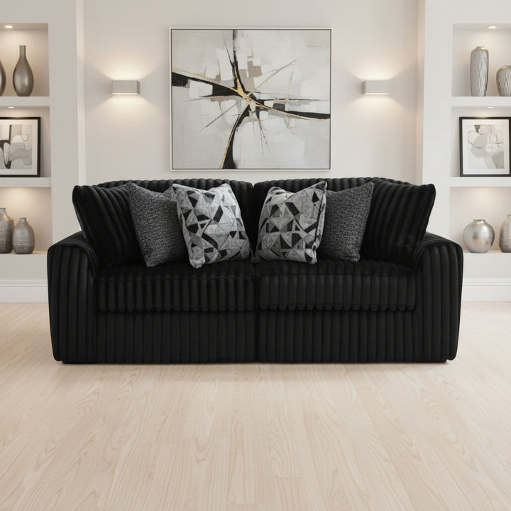 98103S11 Midnight-madness 2-Piece Sectional Sofa In Fabric Upholstery - Onyx | Signature Design By Ashley