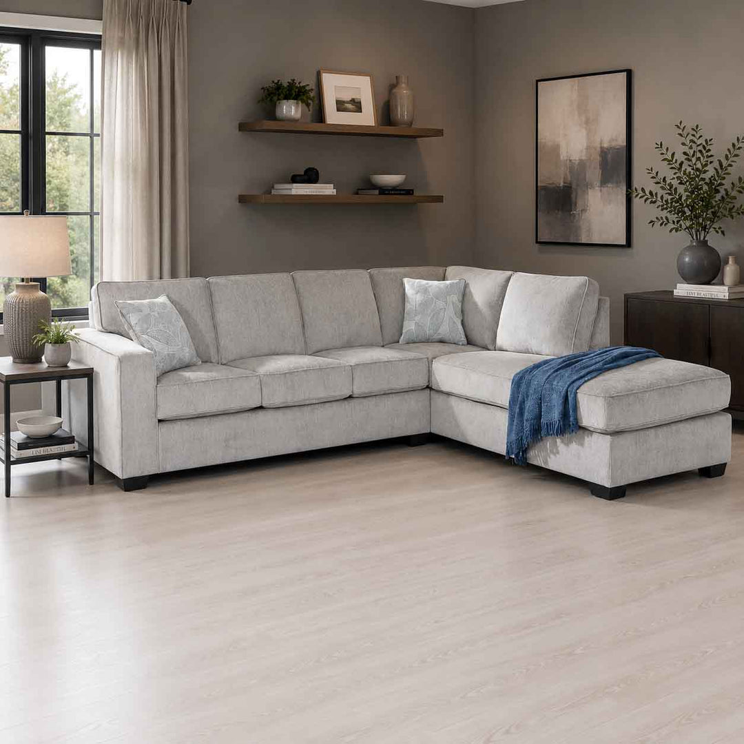 Altari 2-Piece Sectional Sofa In Fabric Upholstery - Alloy | Signature Design By Ashley
