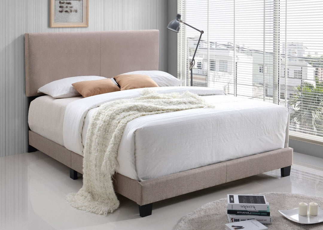 Lawson Fabric Upholstered Platform Bed Frame - Beige