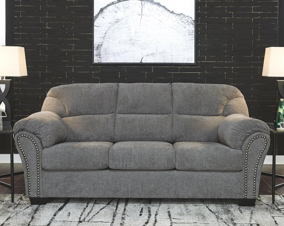 2810538 Allmaxx Sofa In Fabric Upholstery - Pewter | Benchcraft By Ashley