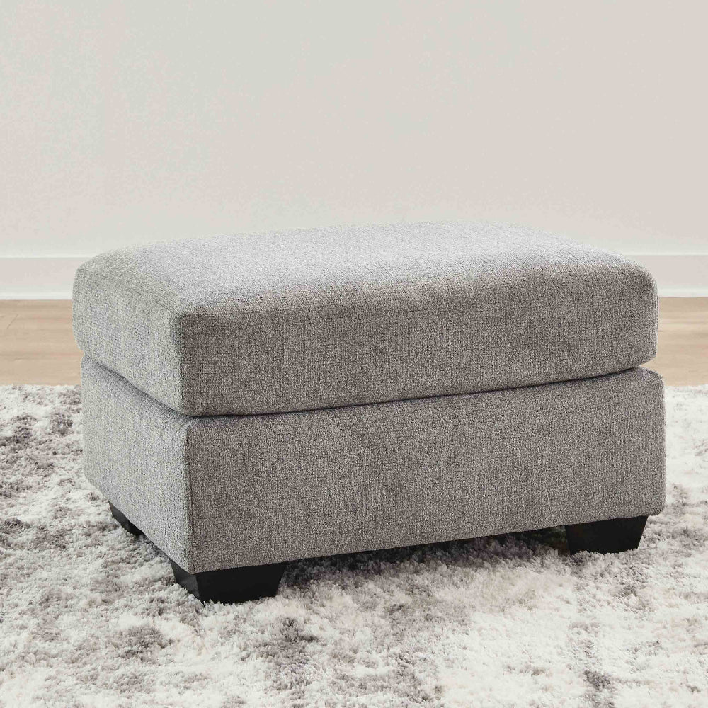 6310314 Loreo Accent Ottoman In Fabric Upholstery - Flint | Benchcraft By Ashley