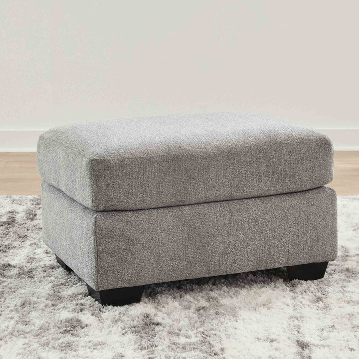 6310314 Loreo Accent Ottoman In Fabric Upholstery - Flint | Benchcraft By Ashley