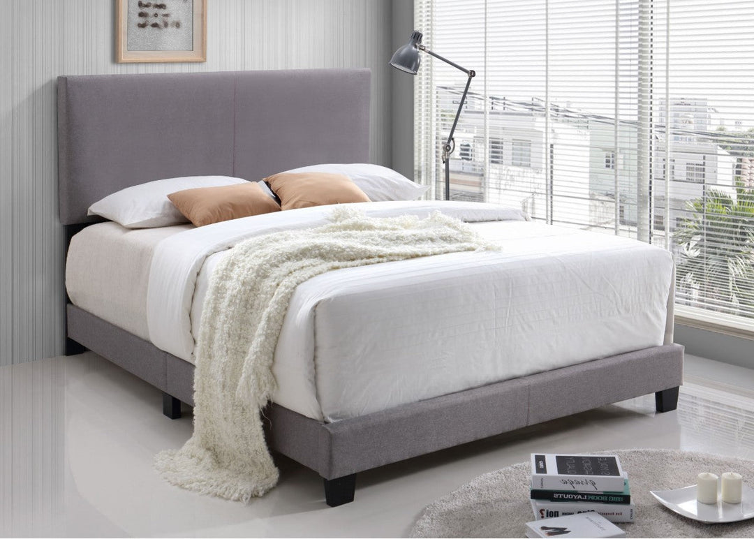 Lawson Fabric Upholstered Platform Bed Frame - Light Grey