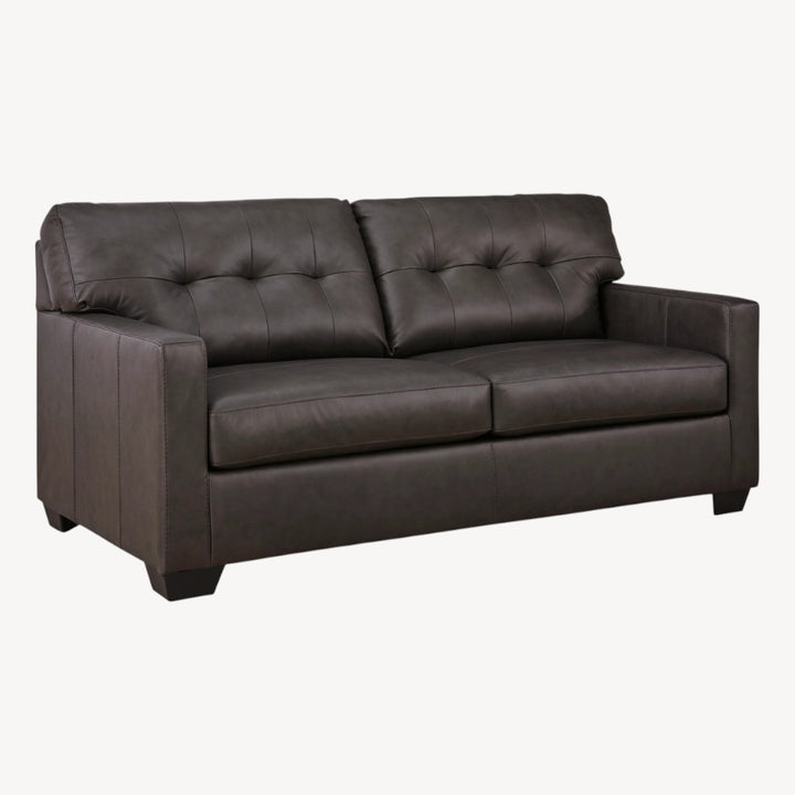 5470638C Belziani Leather Sofa - Storm | Signature Design By Ashley