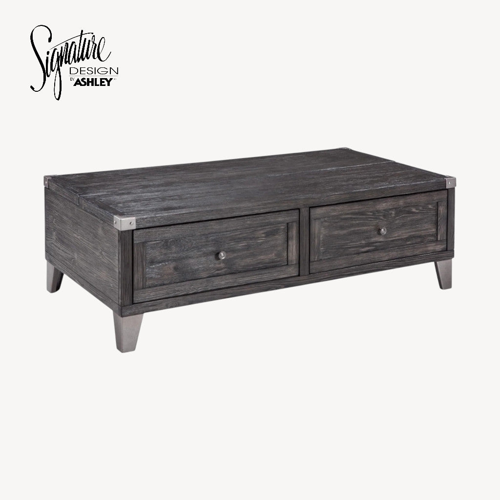 T901-9 Todoe Lift Top Coffee Table In Dark Grey Finish | Signature Design By Ashley