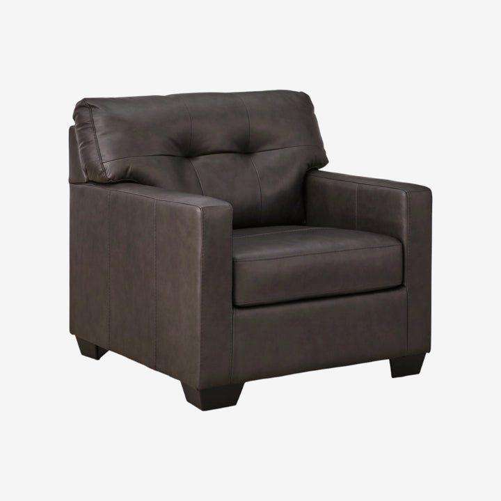 5470623C Belziani Oversized Leather Chair - Storm | Signature Design By Ashley
