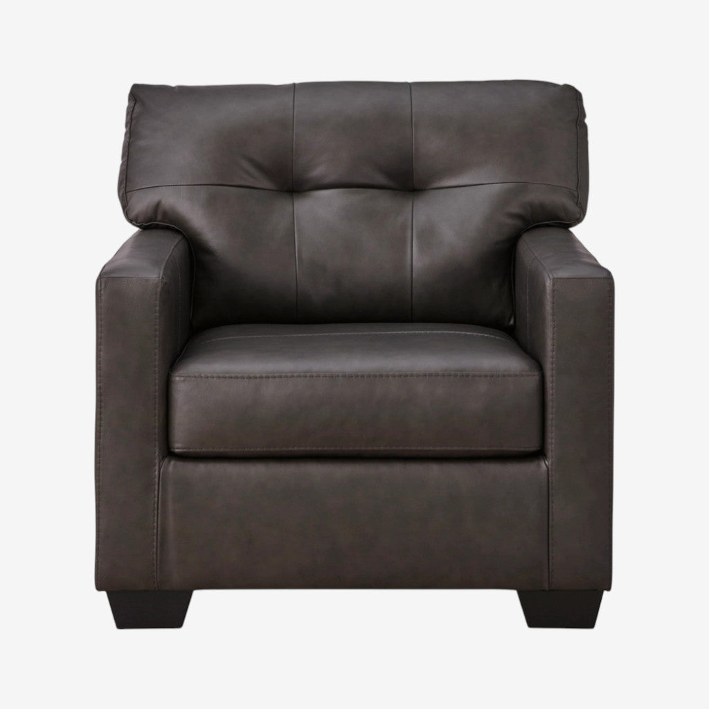 5470623C Belziani Oversized Leather Chair - Storm | Signature Design By Ashley