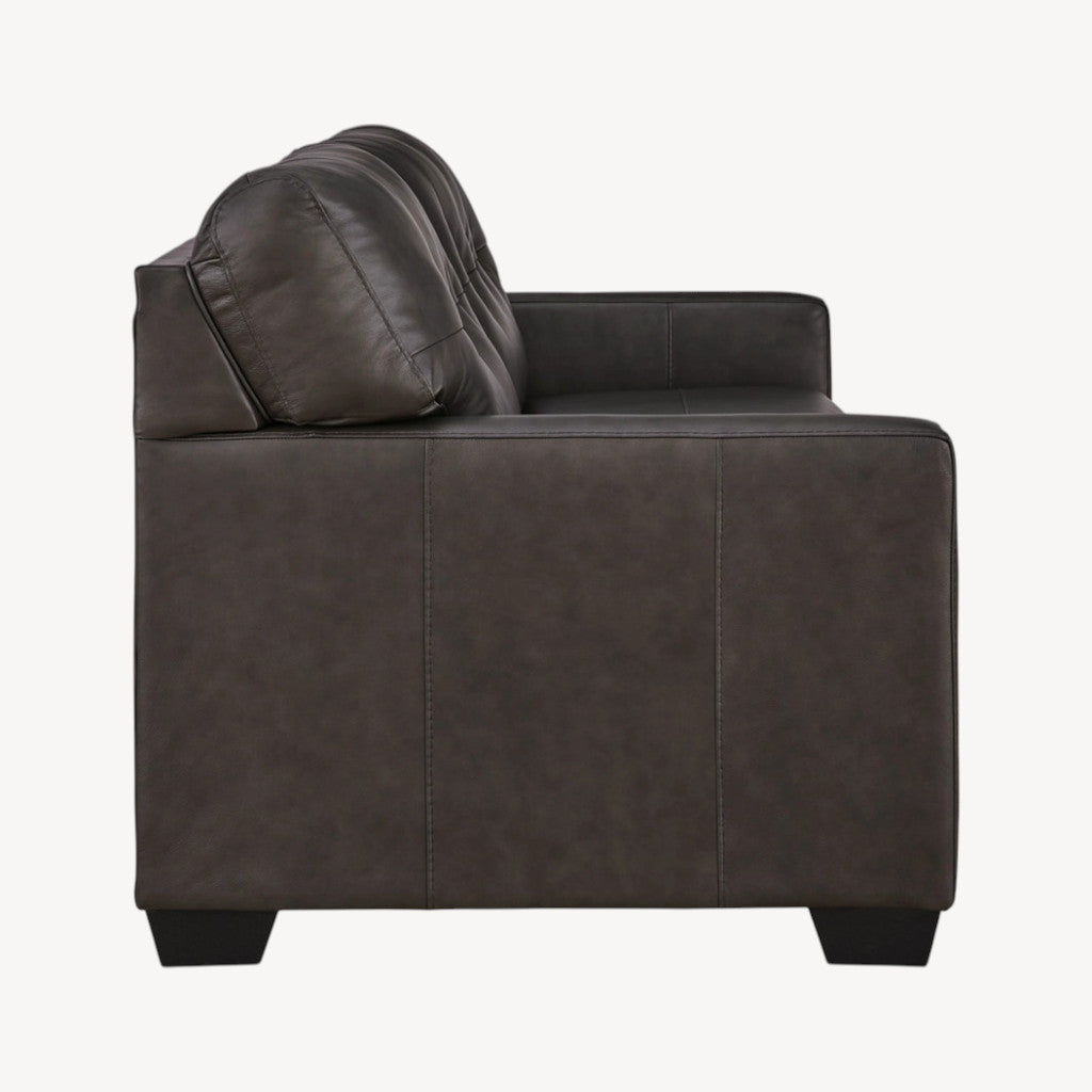 5470638C Belziani Leather Sofa - Storm | Signature Design By Ashley