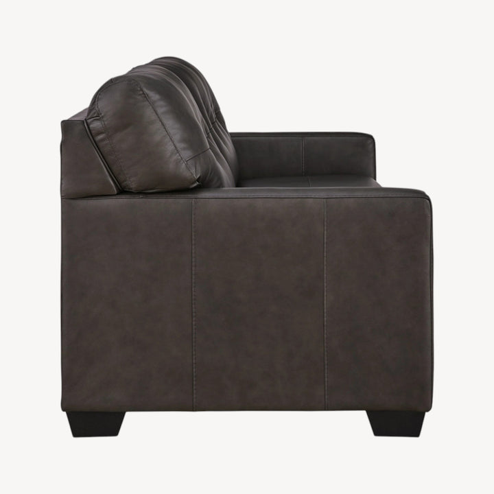 5470638C Belziani Leather Sofa - Storm | Signature Design By Ashley
