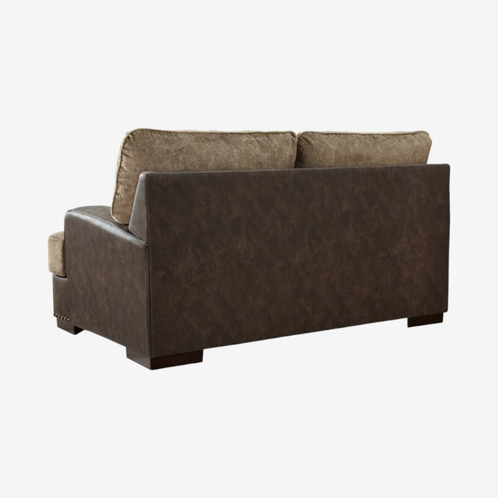 1870435 Alesbury Loveseat - Chocolate | Signature Design By Ashley