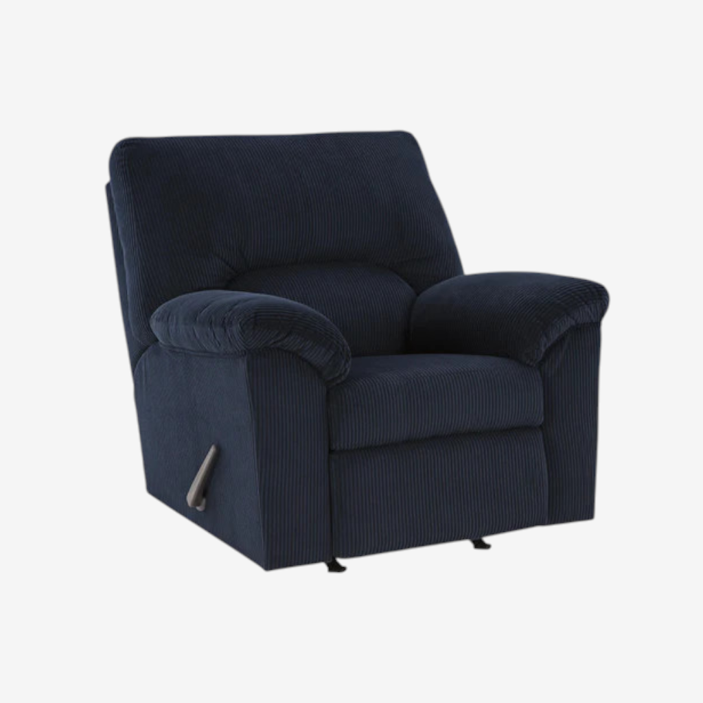 2420425C SimpleJoy Rocker Recliner Chair - Onyx | Signature Design By Ashley