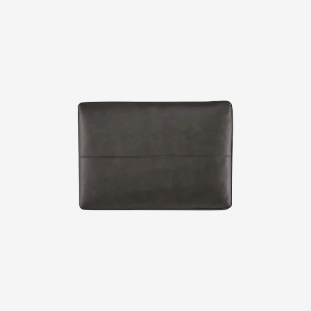 5470614C Belziani Leather Ottoman - Storm | Signature Design By Ashley