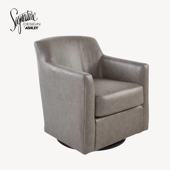 A3000324C Bradney Swivel Accent Chair - Fossil | Signature Design By Ashley