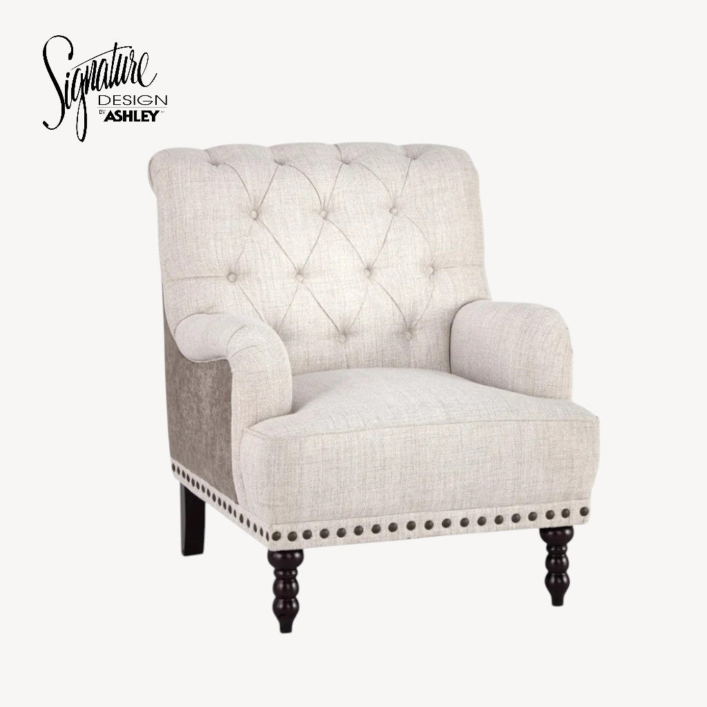 A3000053 Tartonelle Accent Chair - Ivory/ Taupe | Signature Design By Ashley