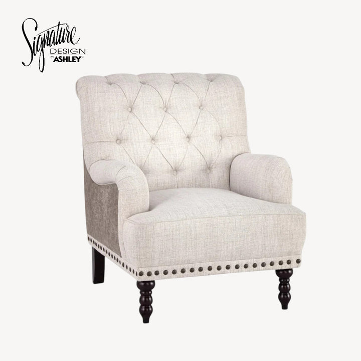 A3000053 Tartonelle Accent Chair - Ivory/ Taupe | Signature Design By Ashley