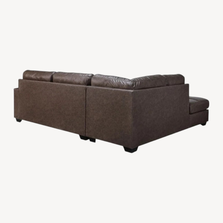 17003S1 Barlin Mills Sectional Sofa With Chaise - Umber | Benchcraft & Signature Design By Ashley