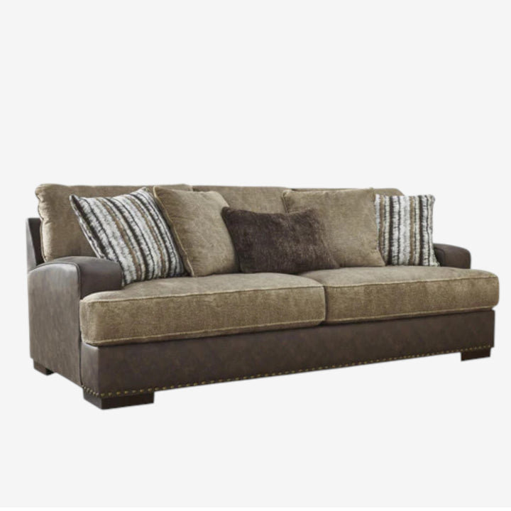 1870438 Alesbury Stationary Sofa - Chocolate | Signature Design By Ashley