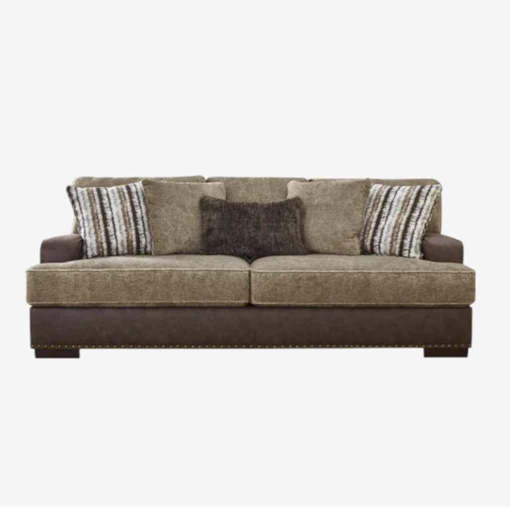 1870438 Alesbury Stationary Sofa - Chocolate | Signature Design By Ashley