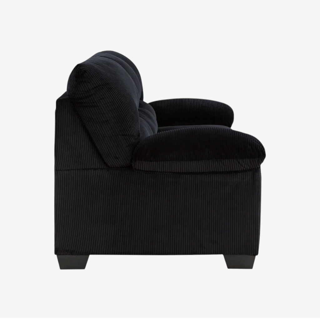 2420438 SimpleJoy Fabric Sofa - Onyx | Signature Design By Ashley