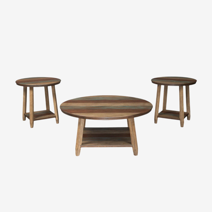 T221-13 Raebecki Occasional Table Set (Set of 3) - Multicolor | Signature Design By Ashley