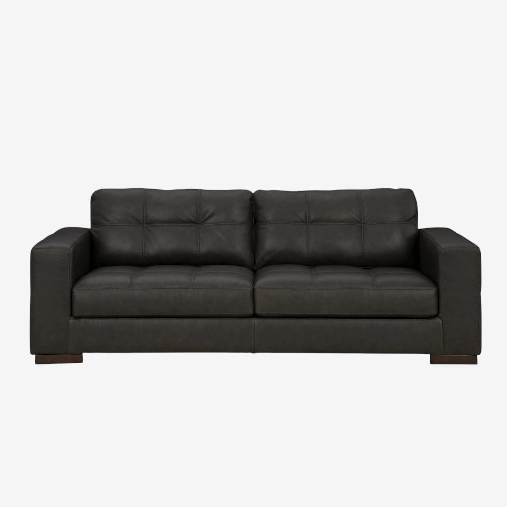 5650638C Luigi Leather Sofa - Thunder | Signature Design By Ashley