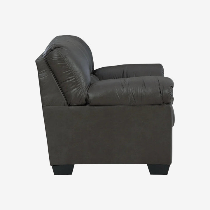 1202135 Bladen Leather Loveseat - Slate | Signature Design By Ashley
