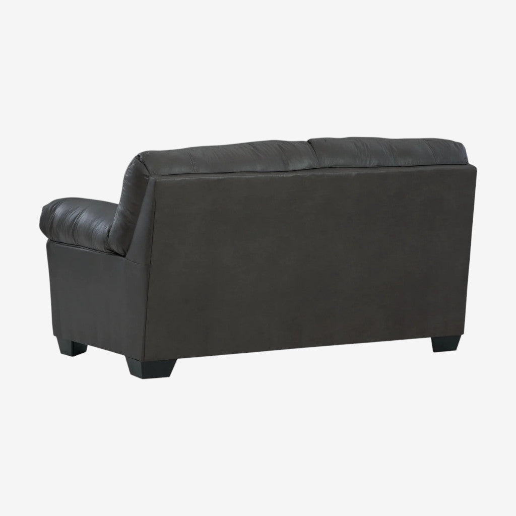 1202135 Bladen Leather Loveseat - Slate | Signature Design By Ashley