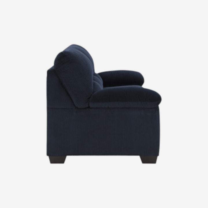 2420538 SimpleJoy Fabric Sofa - Navy | Signature Design By Ashley