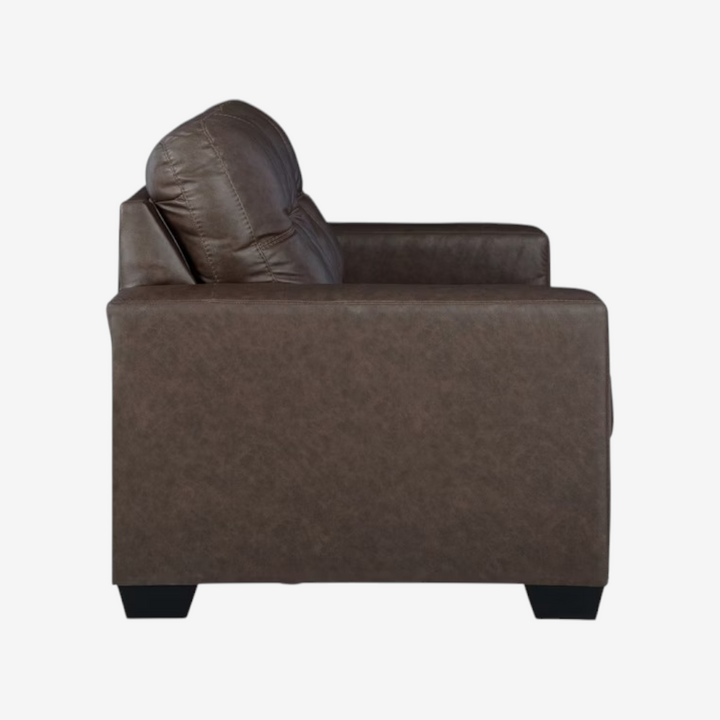 1700335 Barlin Mills Leather Loveseat - Umber | Signature Design By Ashley
