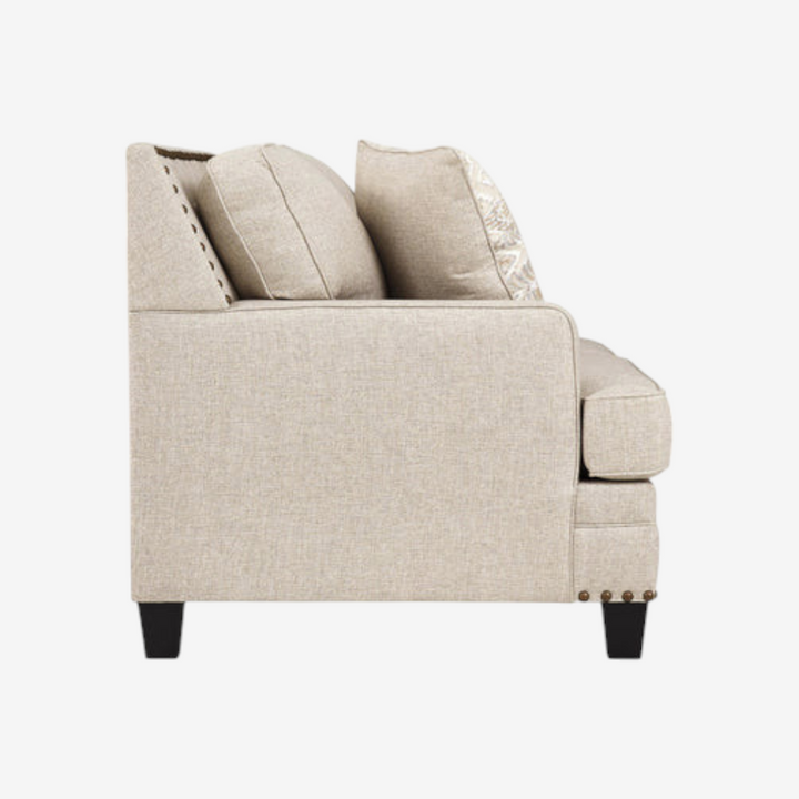 1560235 Claredon Fabric Loveseat - Beige | Signature Design By Ashley