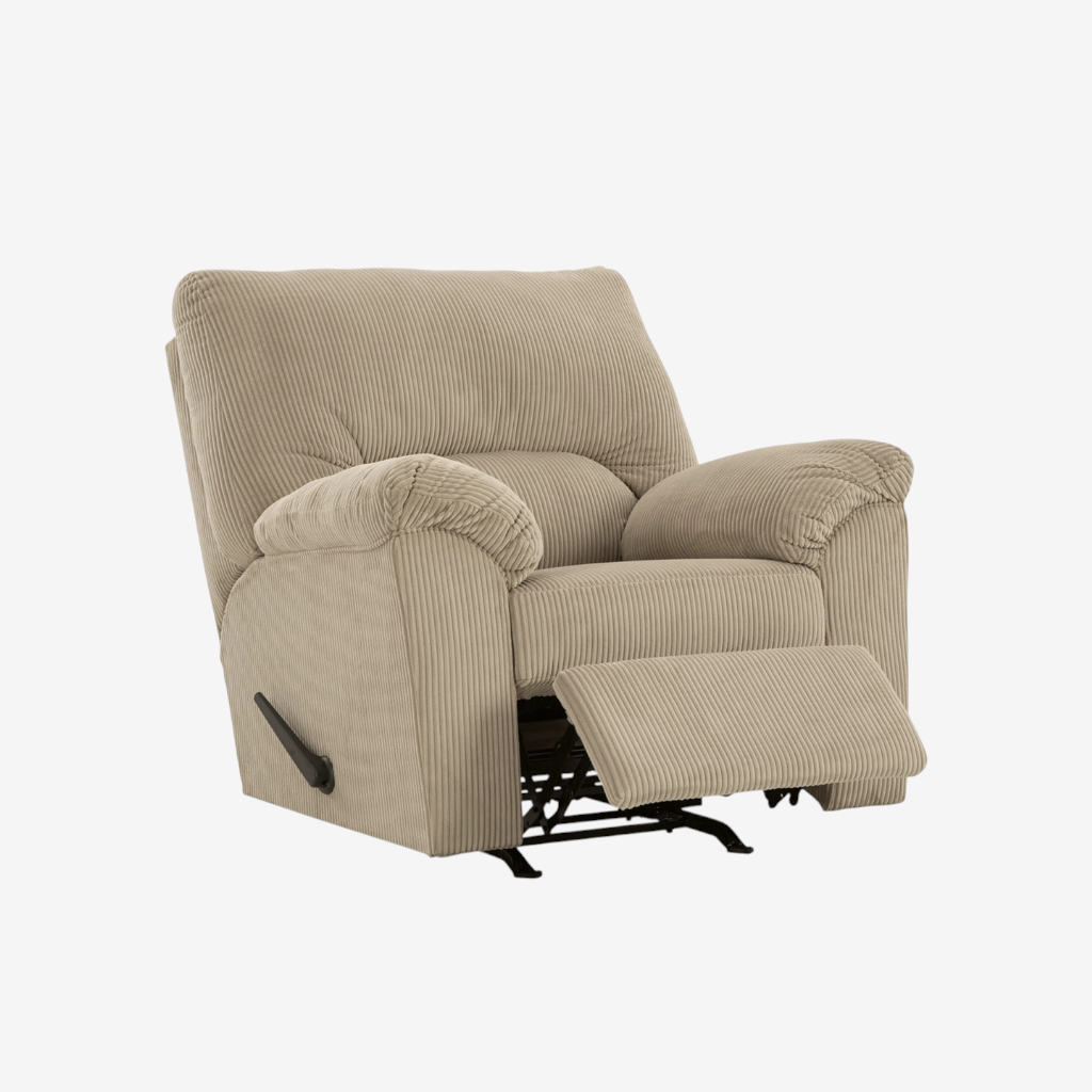 2420325C SimpleJoy Rocker Recliner Chair - Sand | Signature Design By Ashley