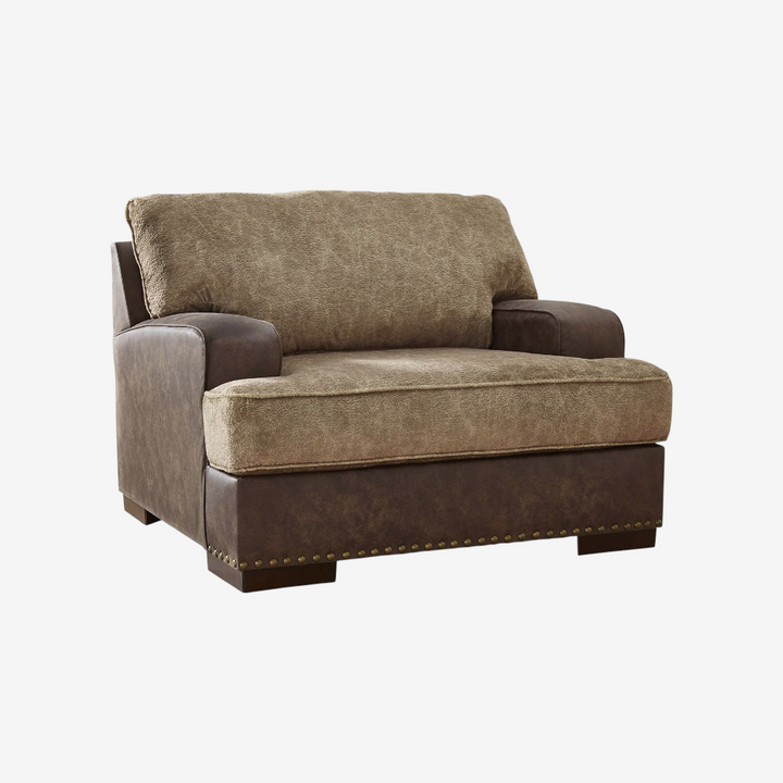 1870423 Alesbury Oversized Armchair - Chocolate | Signature Design By Ashley