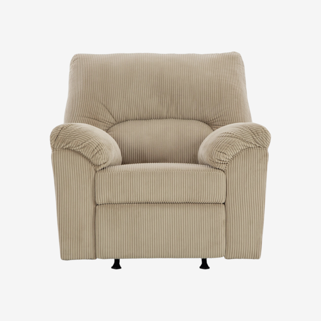 2420325C SimpleJoy Rocker Recliner Chair - Sand | Signature Design By Ashley