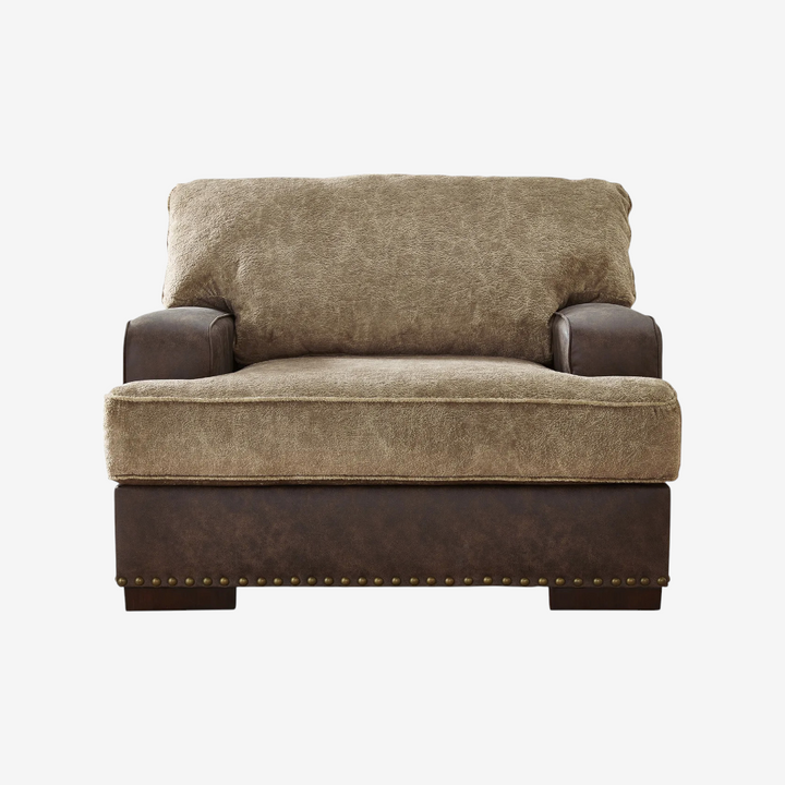 1870423 Alesbury Oversized Armchair - Chocolate | Signature Design By Ashley