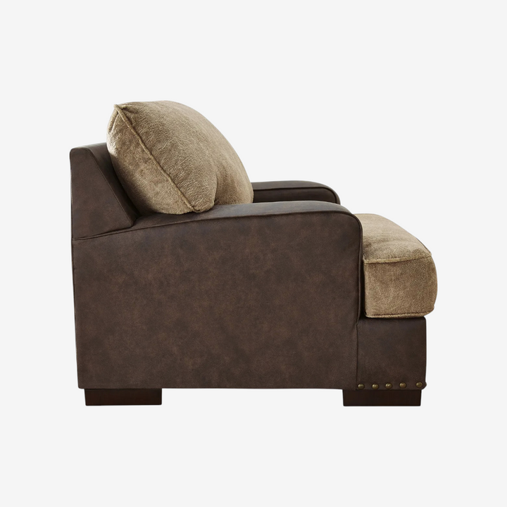 1870423 Alesbury Oversized Armchair - Chocolate | Signature Design By Ashley