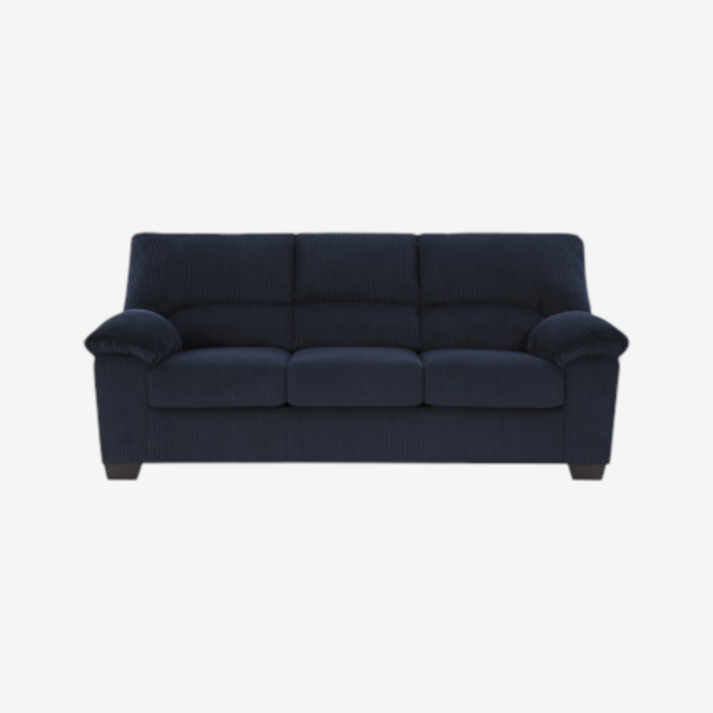 2420538 SimpleJoy Fabric Sofa - Navy | Signature Design By Ashley