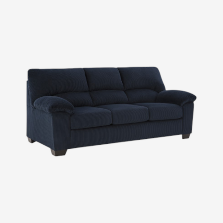 2420538 SimpleJoy Fabric Sofa - Navy | Signature Design By Ashley