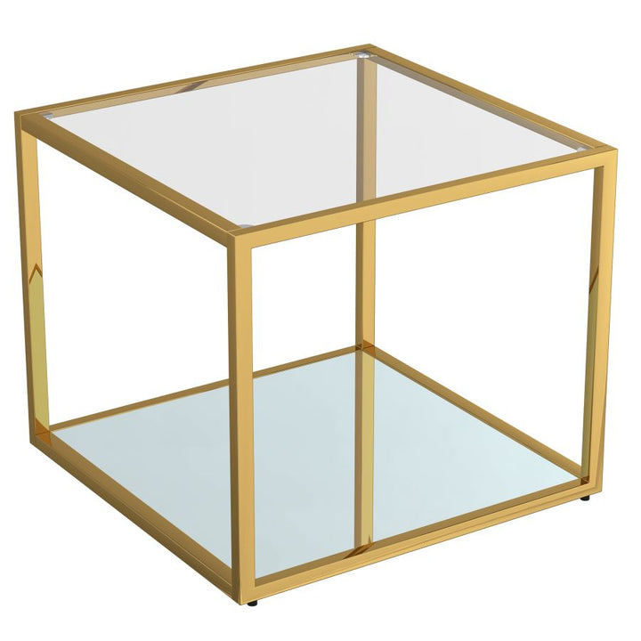 Felicity Timeless 4-Piece Multi-Tier Coffee Table In Gold