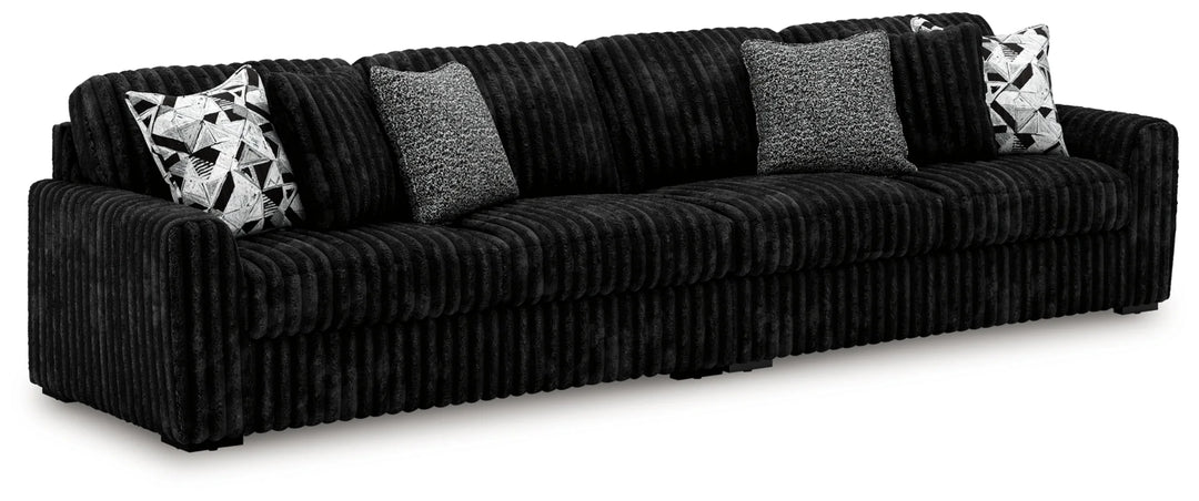 98103S7 Midnight-madness 2-Piece Sectional Sofa In Fabric Upholstery - Onyx | Signature Design By Ashley