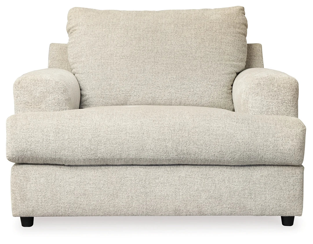 9510423 Soletren Oversized Armchair In Fabric Upholstery - Stone | Signature Design By Ashley