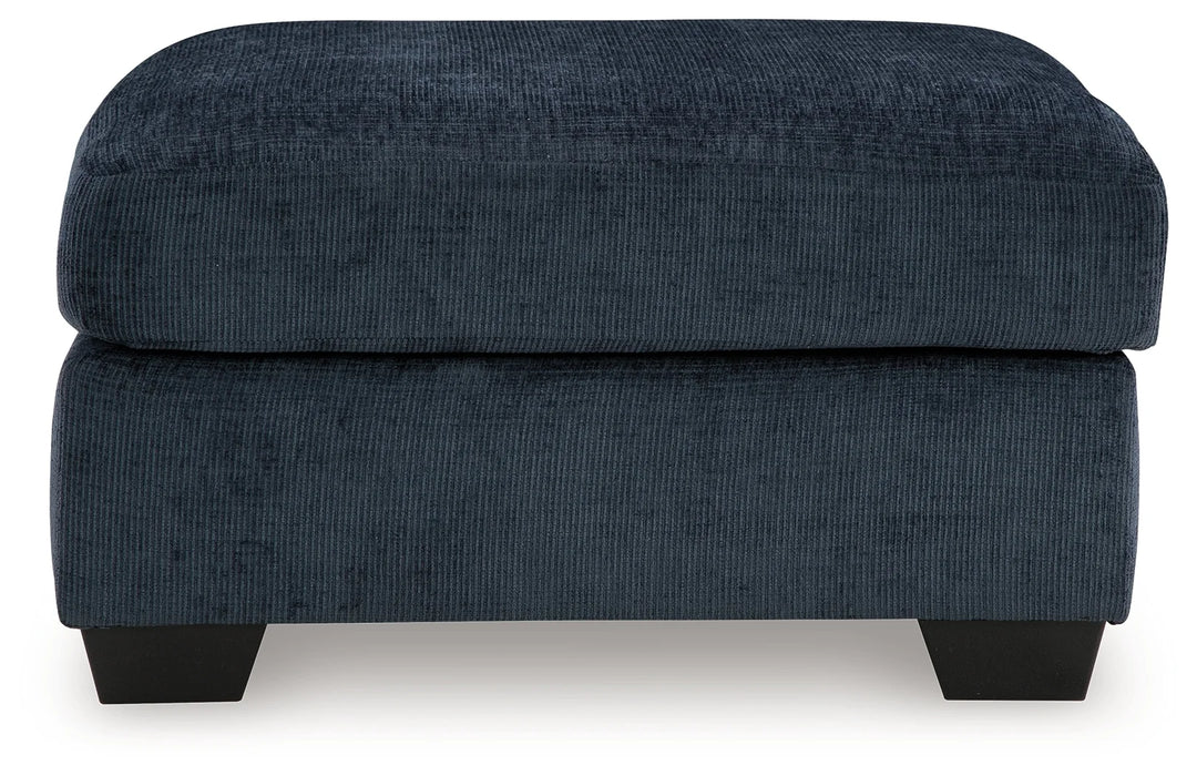 2430308 Aviemore Oversized Accent Ottoman In Fabric Upholstery - Ink | Signature Design By Ashley