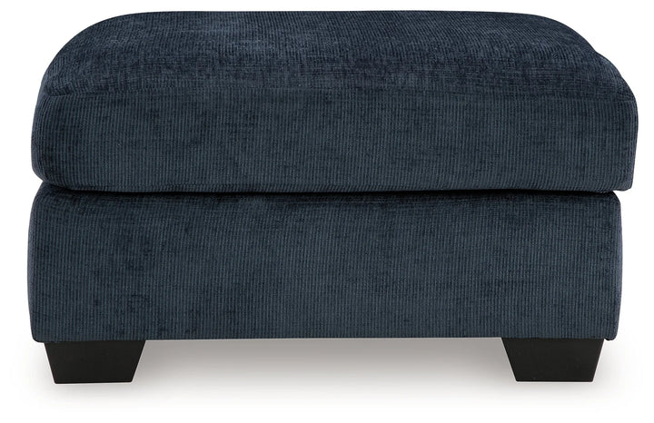 2430308 Aviemore Oversized Accent Ottoman In Fabric Upholstery - Ink | Signature Design By Ashley