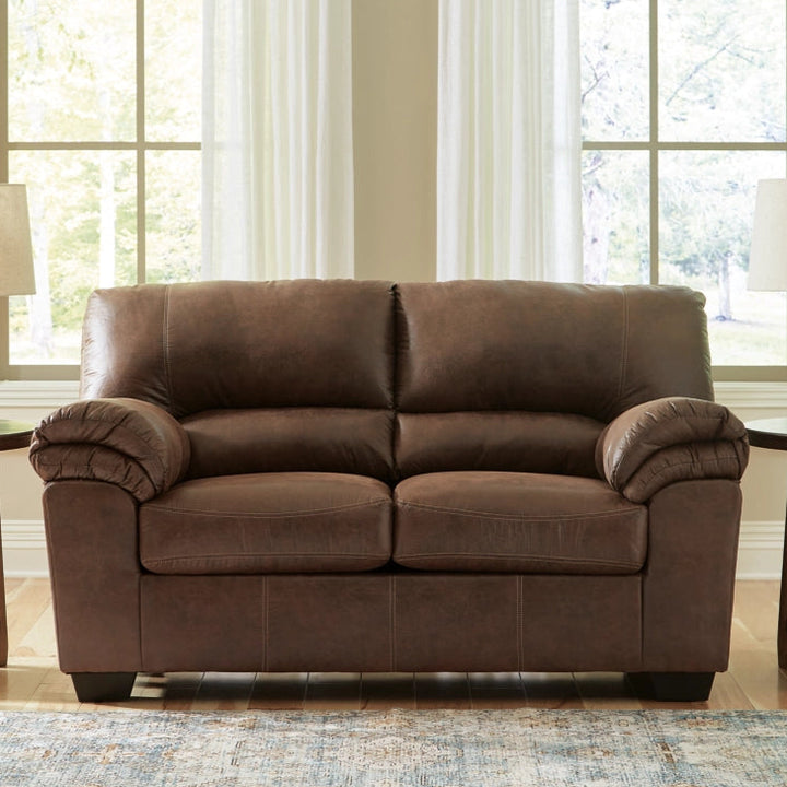1202035 Bladen Leather Loveseat - Coffee | Signature Design By Ashley