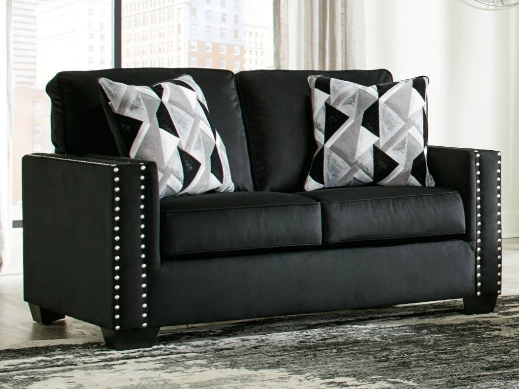 1220635 Gleston Loveseat - Onyx | Signature Design By Ashley