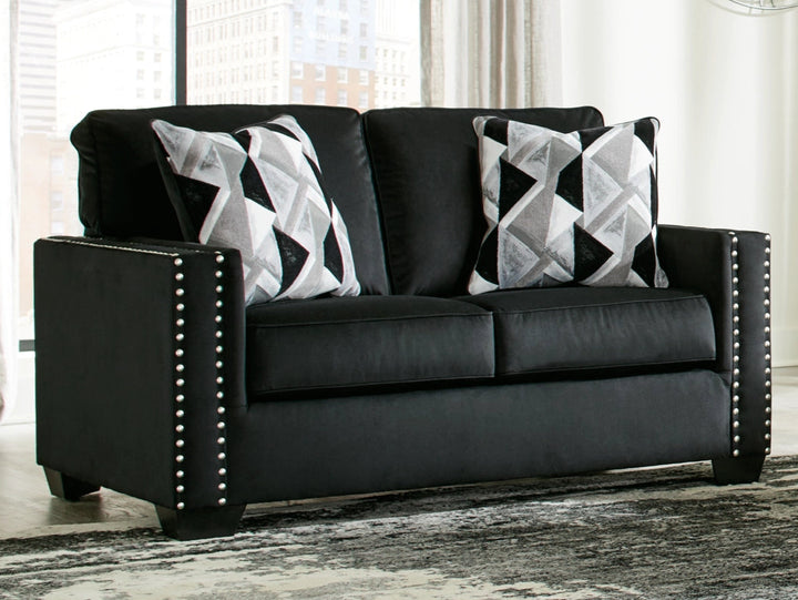1220635 Gleston Loveseat - Onyx | Signature Design By Ashley