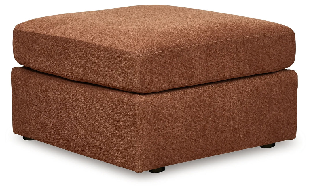 9210208 Modmax Oversized Accent Ottoman In Fabric Upholstery - Spice | Signature Design By Ashley